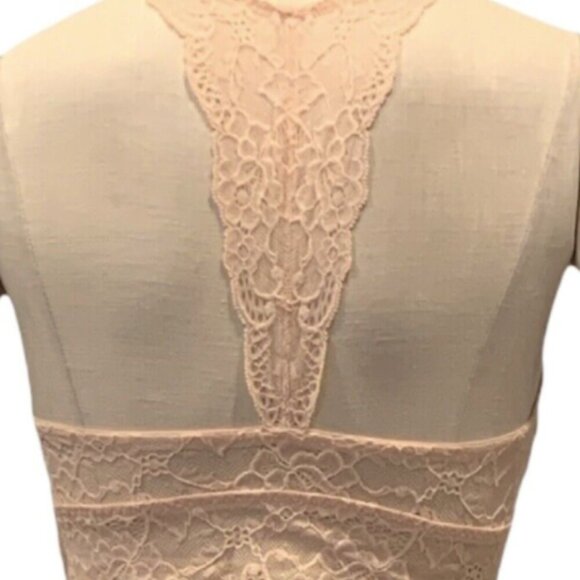 PINK/Victoria's Secret Lace Racerback Bralette Sz M Peach #212i - Picture 6 of 10
